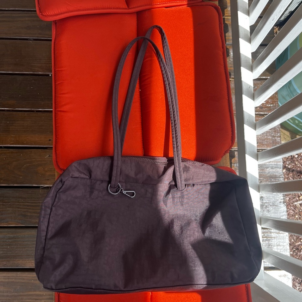 Baggu Medium Bowler Bag Chocolate Plum